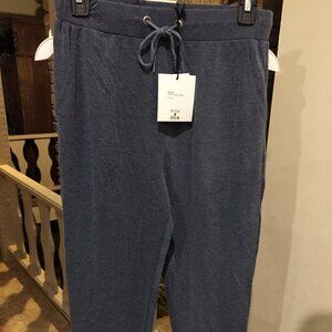 Very J Jogger Pants Women sz M Ribbed Ankle Pockets Stretch Tag $39.99 NWT